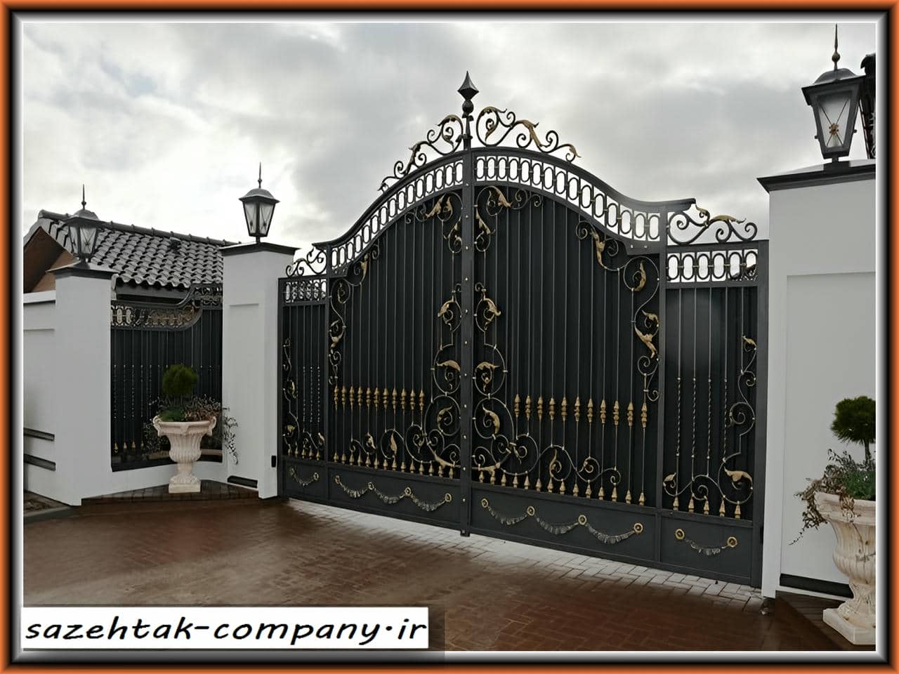 مشخصات قیمت درب حیاط فرفورژه