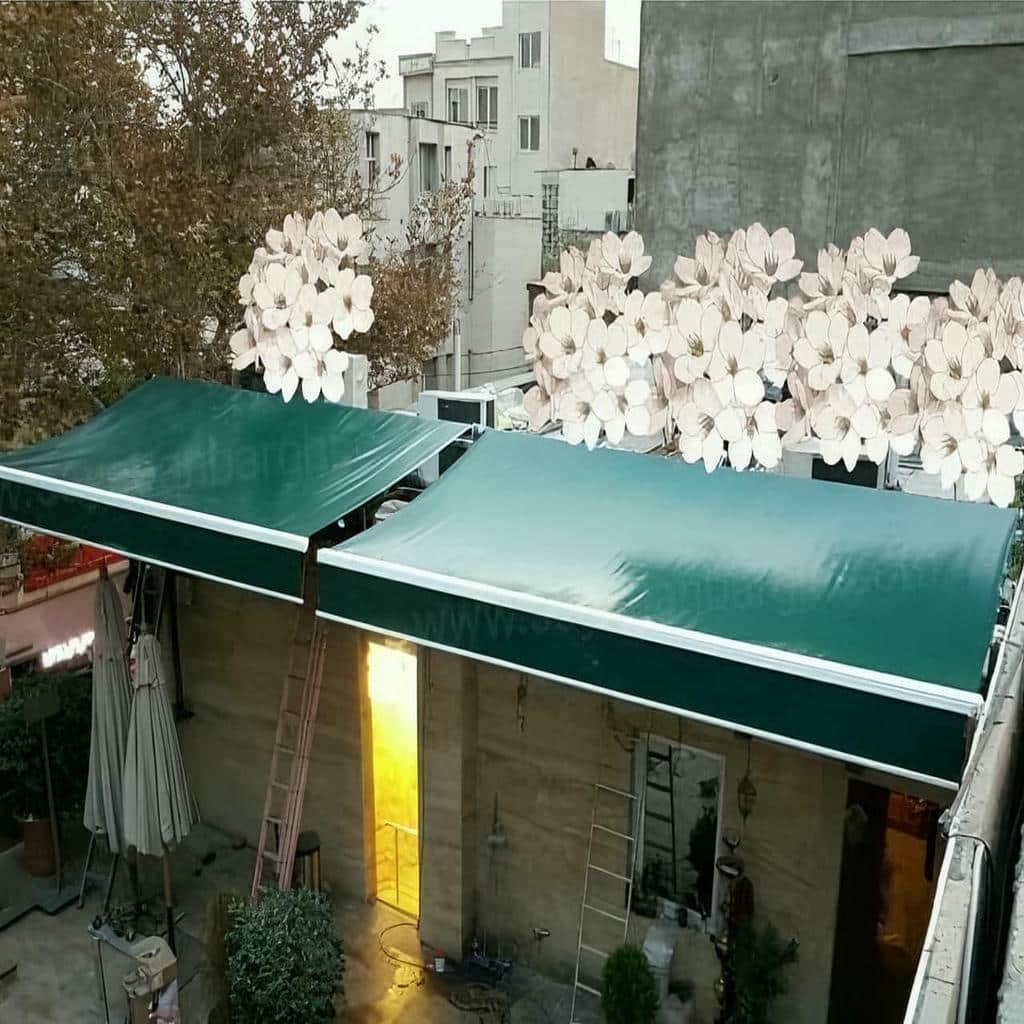 سایبان برقی پارکینگ