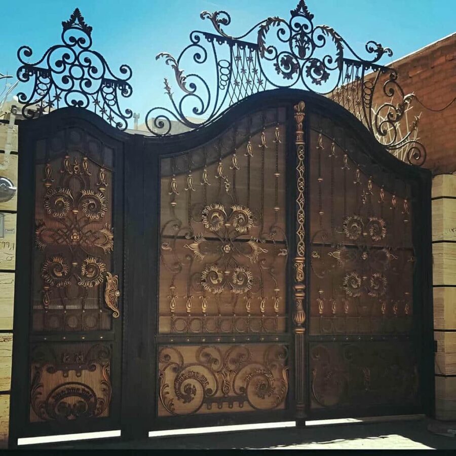 خرید درب ویلایی فرفورژه کلاسیک مدرن