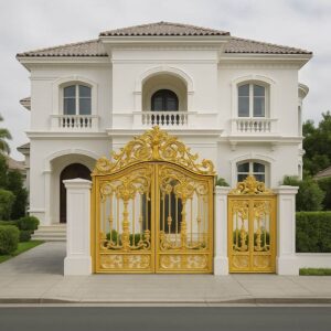 درب فلزی غنچه فرفورژه لوکس