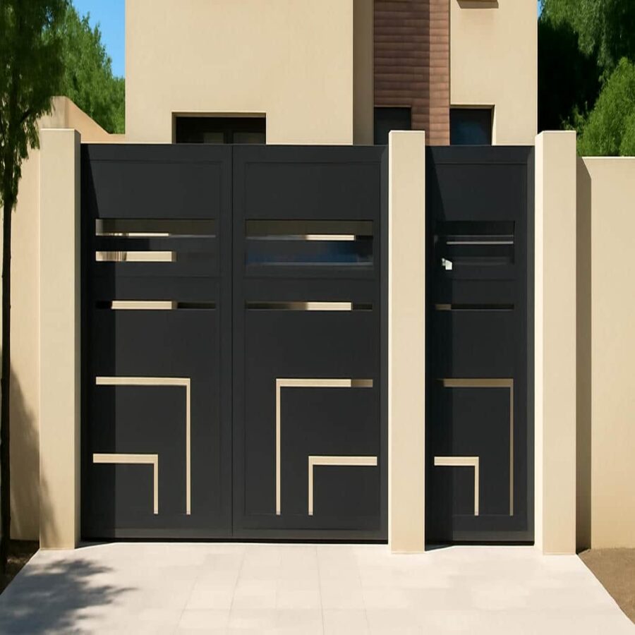 درب مدرن یونیک فلزی ویلایی