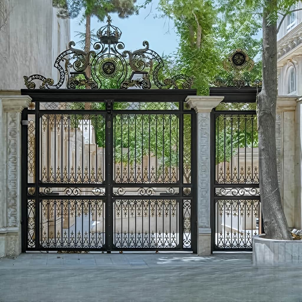 فروش درب فلزی ورسای با سازه فولادی سنگین