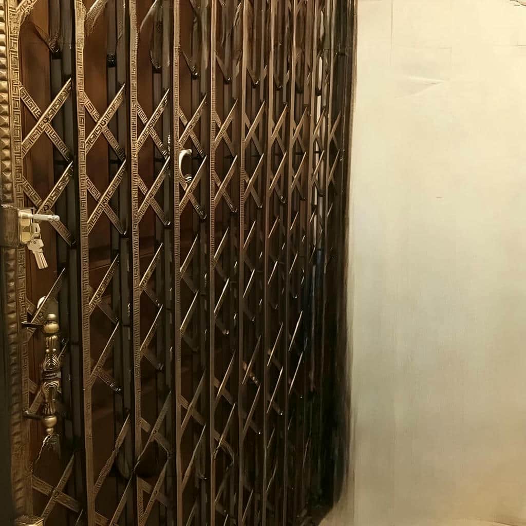 قیمت درب آکاردئونی حفاظ ساختمان ویلایی در نوشهر