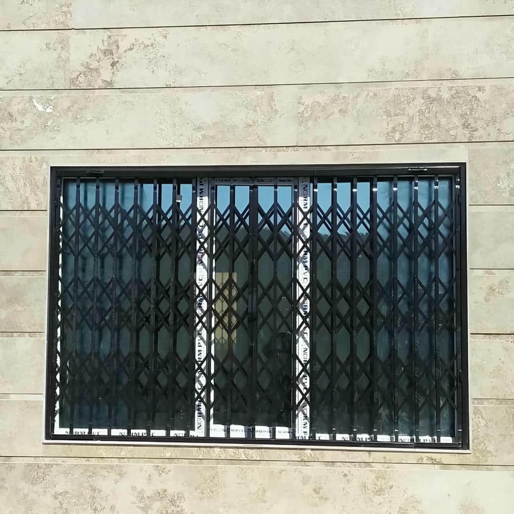 فروش درب آکاردئونی حفاظ ساختمان ریل تک در نوشهر
