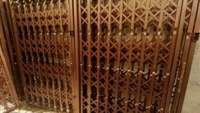 درب آکاردئونی ساختمان در استان مازندران