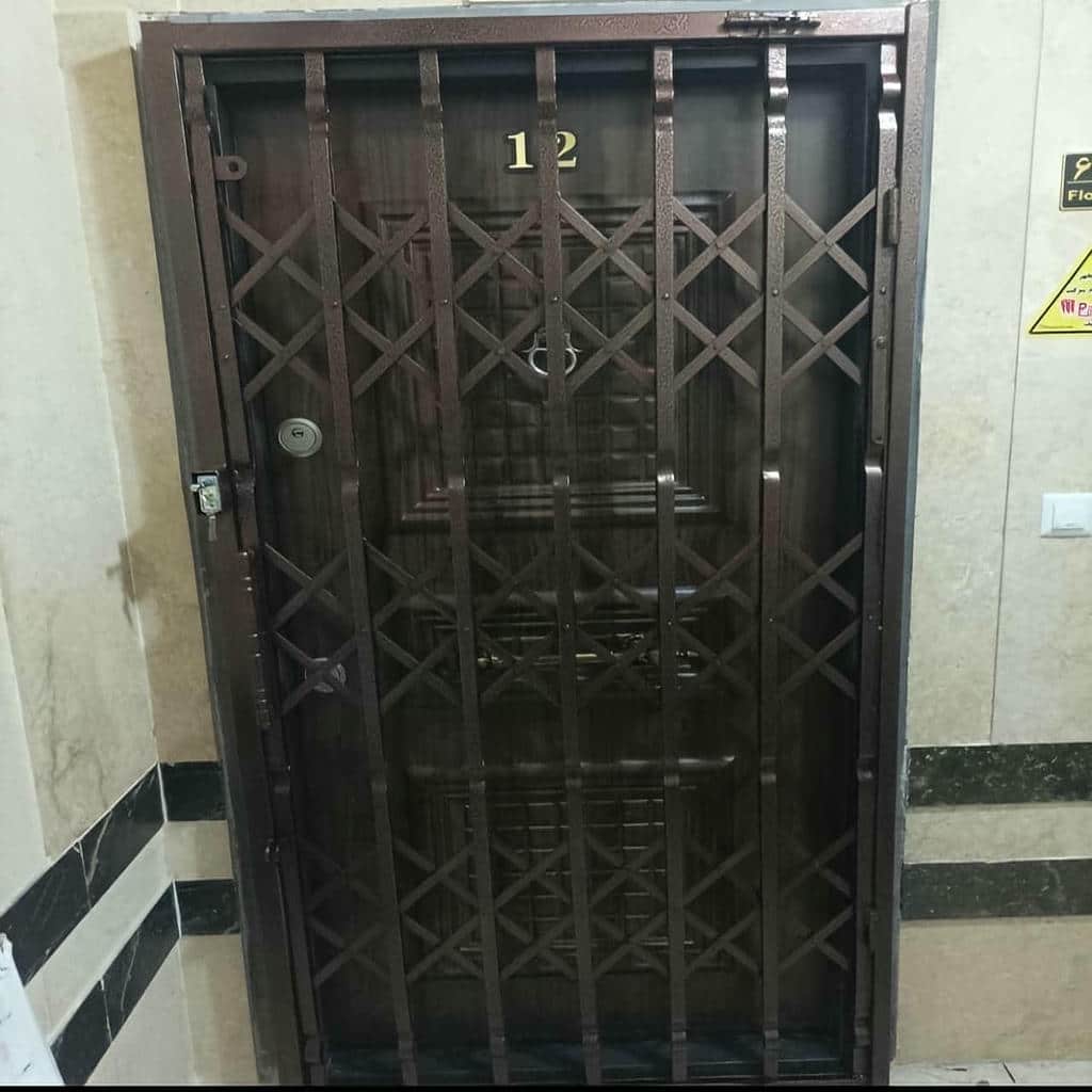 خرید درب آکاردئونی ساختمان ضدسرقت در یاسوج