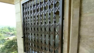 درب آکاردئونی ساختمان در استان گلستان