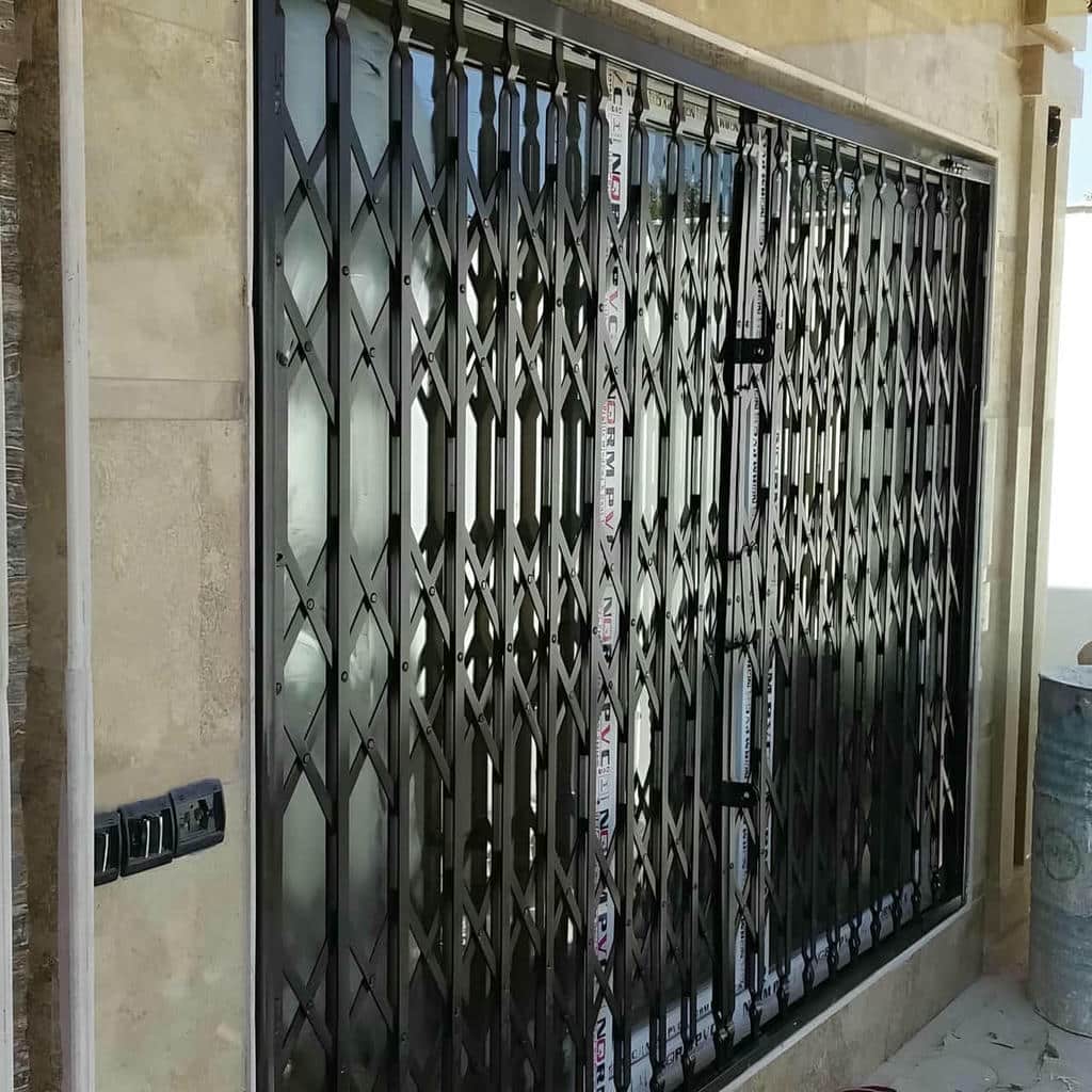 قیمت درب آکاردئونی ساختمان ورودی واحد در عظیمیه کرج