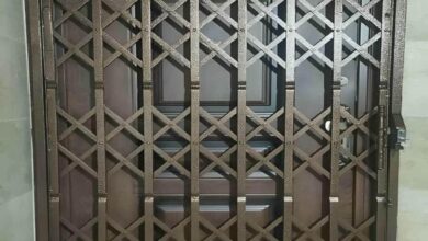 درب آکاردئونی ساختمان در استان گیلان