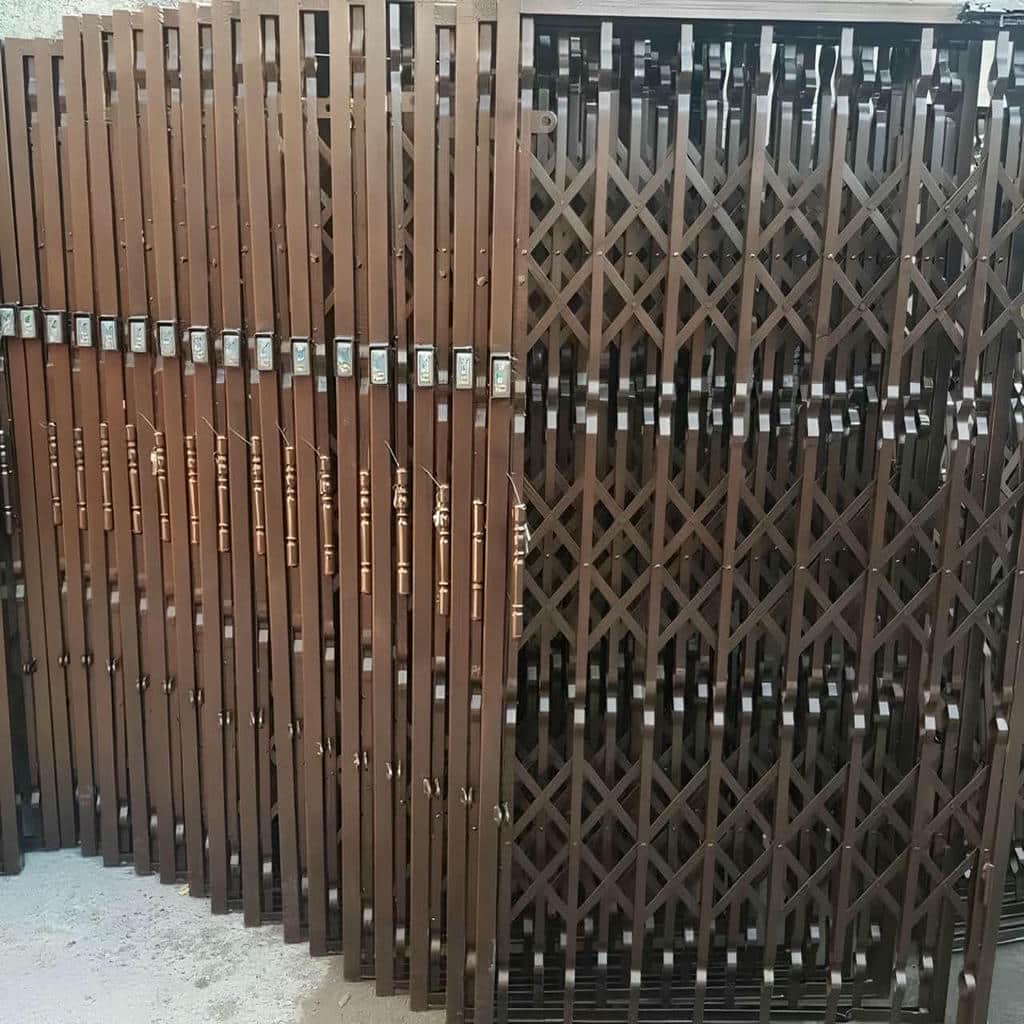 فروش درب آکاردئونی ساختمان فلزی در قزوین