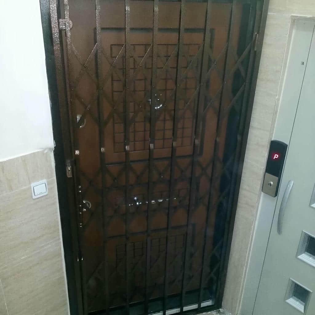 قیمت درب آکاردئونی ساختمان رنگ مقاوم در مریوان