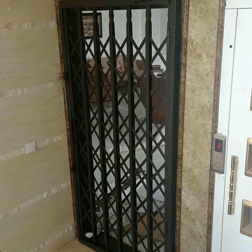 فروش درب آکاردئونی ساختمان حرکت روان در مهرشهر کرج