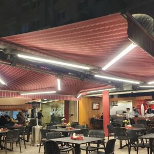 سایبان برقی کنترلی در مریوان