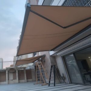 سایبان برقی کنترلی در گنبدکاووس