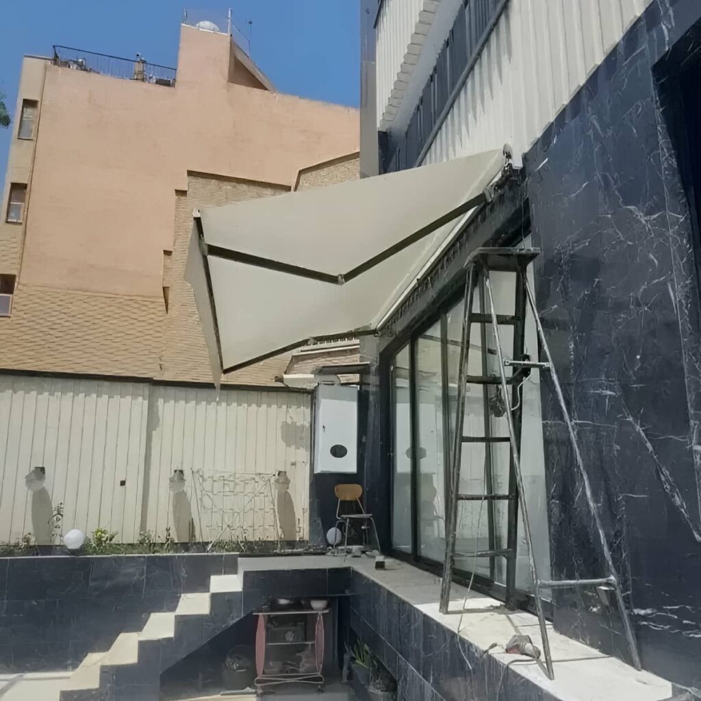 قیمت سایبان برقی کنترلی پارچه ضدآب در فیروزکوه