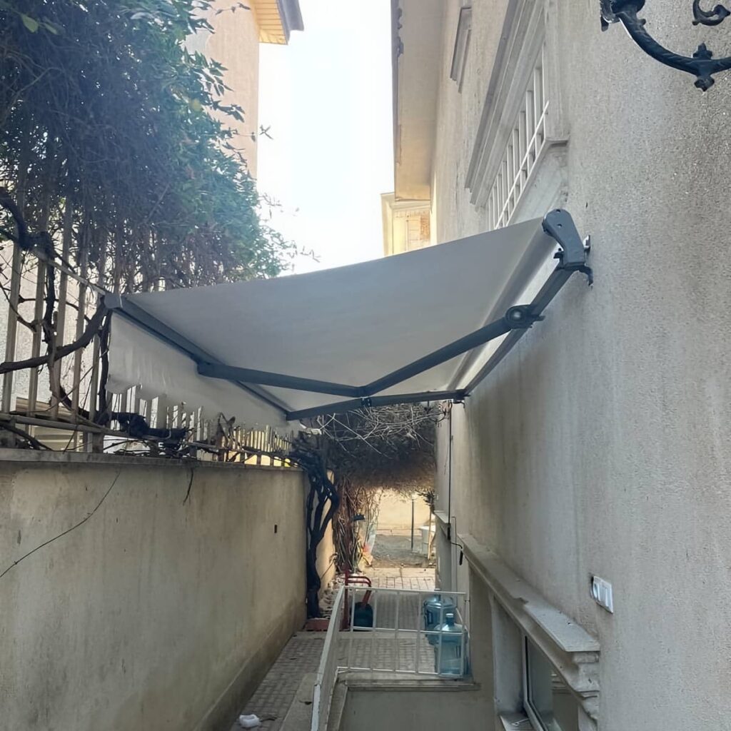قیمت سایبان برقی کنترلی پارچه ضدآب در استان خوزستان