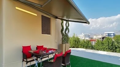 سایبان برقی کنترلی در آمل