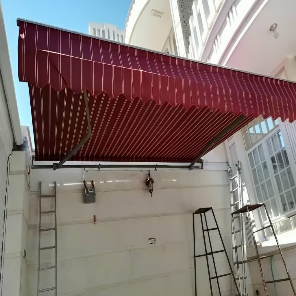 خرید سایبان برقی کنترلی بازویی در هشتگرد
