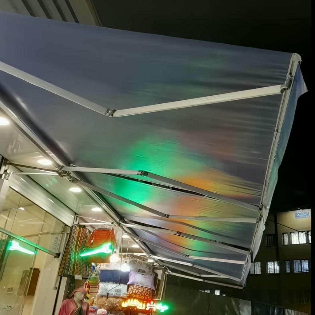 نصب سایبان برقی کنترلی موتور برقی در کاشان