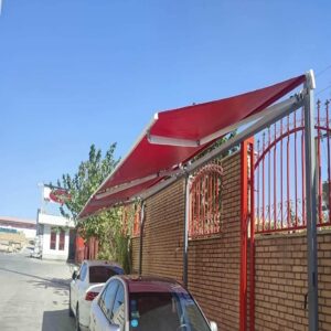 سایبان برقی کنترلی در باغ عباس‌آباد