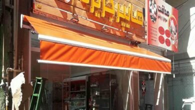 سایبان برقی کنترلی در اردبیل