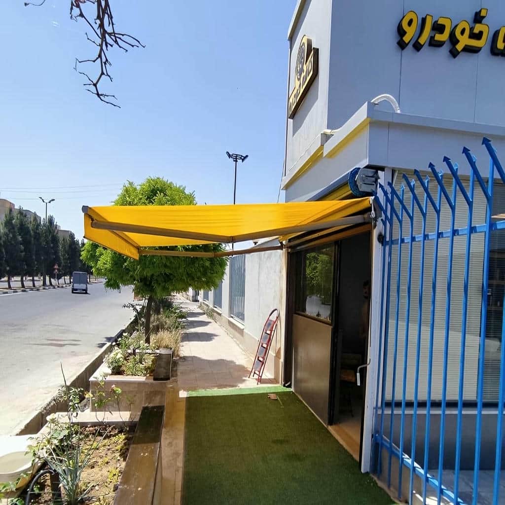 قیمت سایبان برقی کنترلی پارچه ضدآب در دماوند