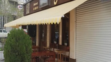 سایبان برقی کنترلی در بندر لنگه