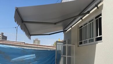 سایبان برقی کنترلی در بومهن