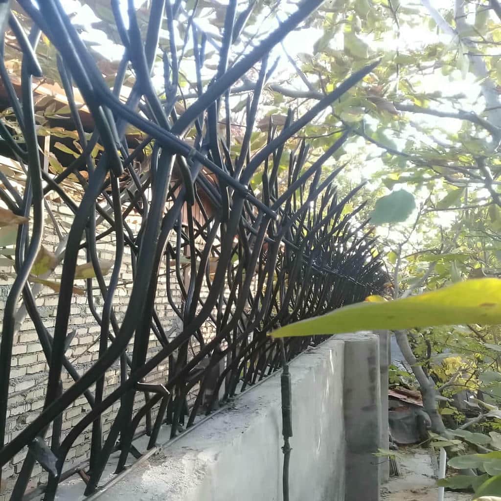 نصب حفاظ شاخ گوزنی پارکینگ روباز در نیشابور