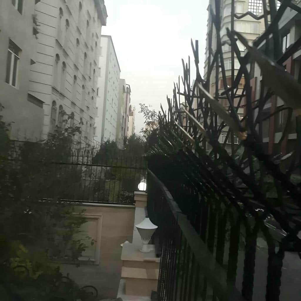 نصب حفاظ شاخ گوزنی رنگ ضدزنگ در ایرانشهر