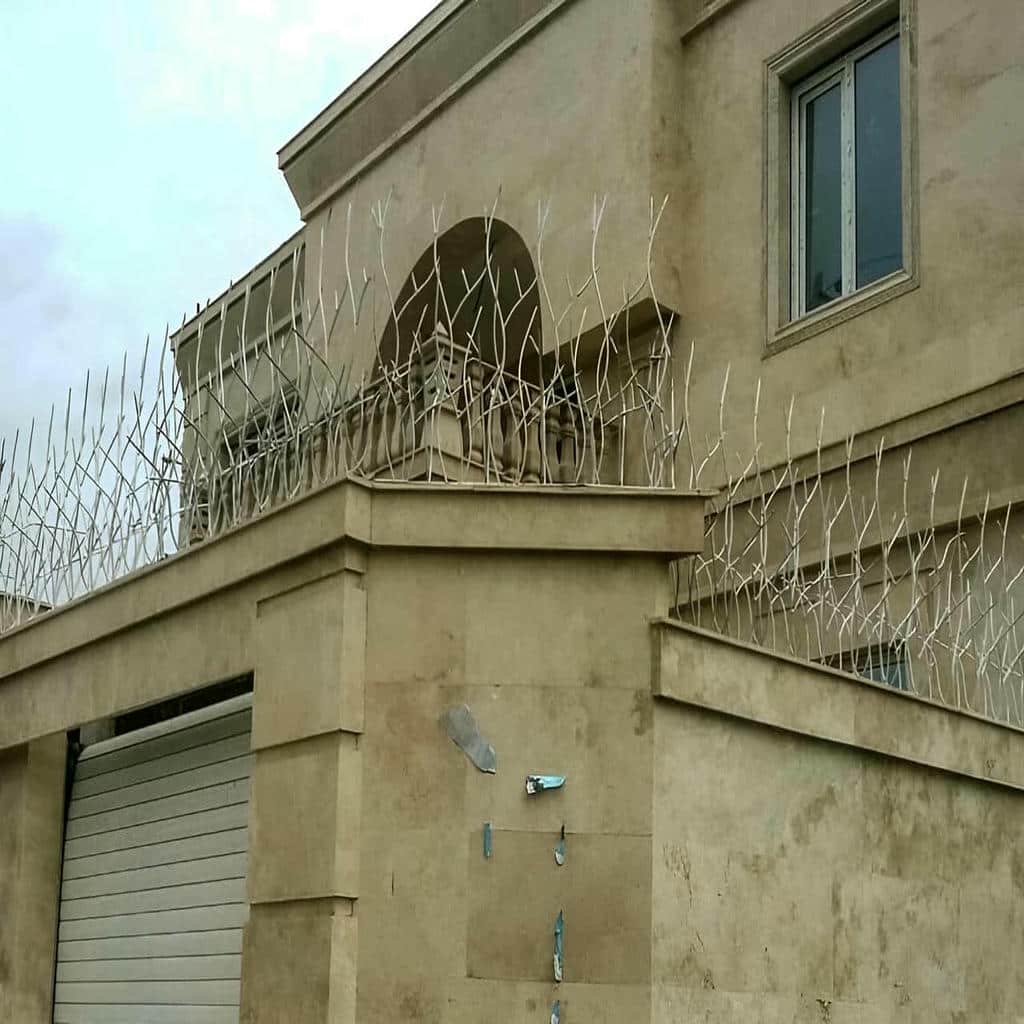 نصب حفاظ شاخ گوزنی رنگ ضدزنگ در اراک