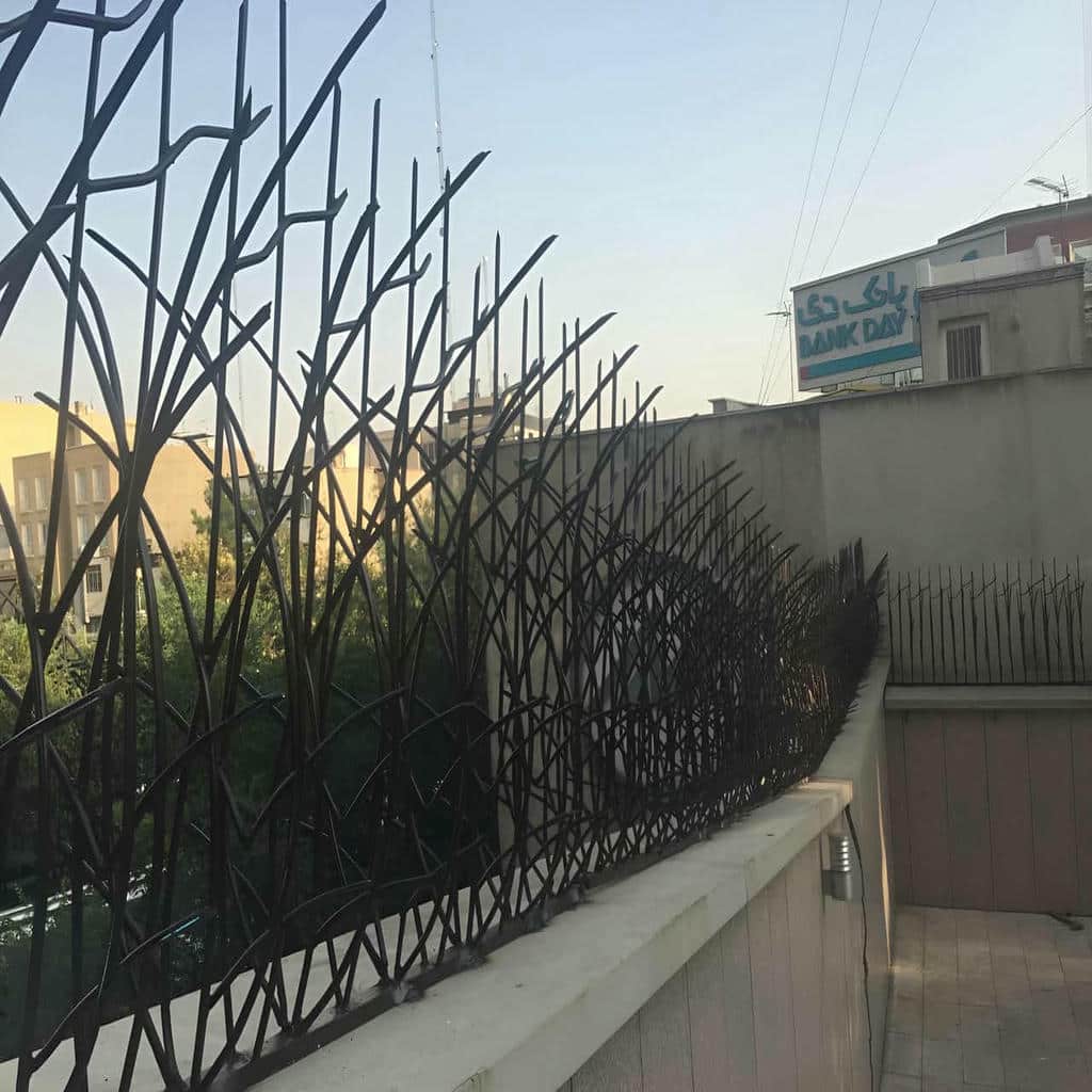 نصب حفاظ شاخ گوزنی رنگ کوره ای در چالوس