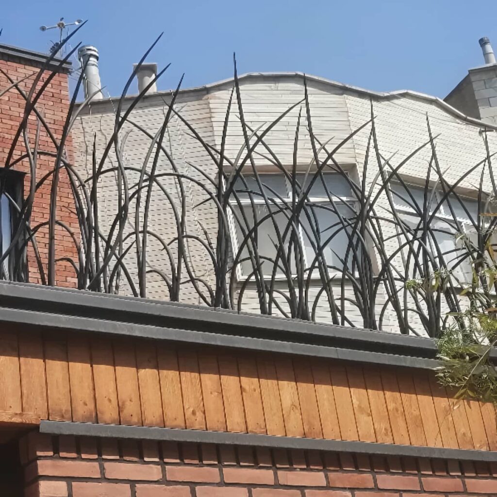 نصب حفاظ شاخ گوزنی رنگ ضدزنگ در قائمشهر
