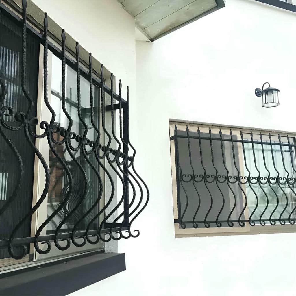 خرید حفاظ پنجره نرده لوکس ساده در آبادان