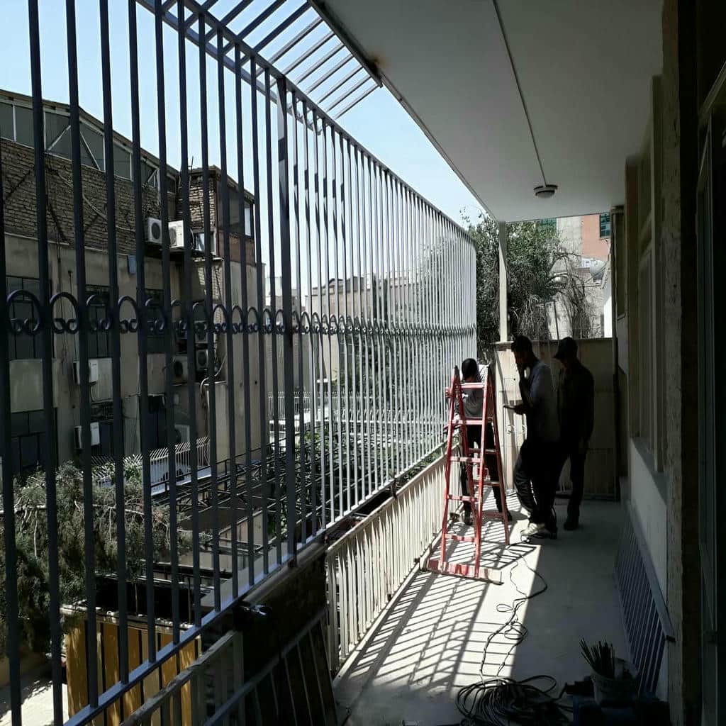 خرید حفاظ پنجره نرده لوکس ساده در شهرکرد