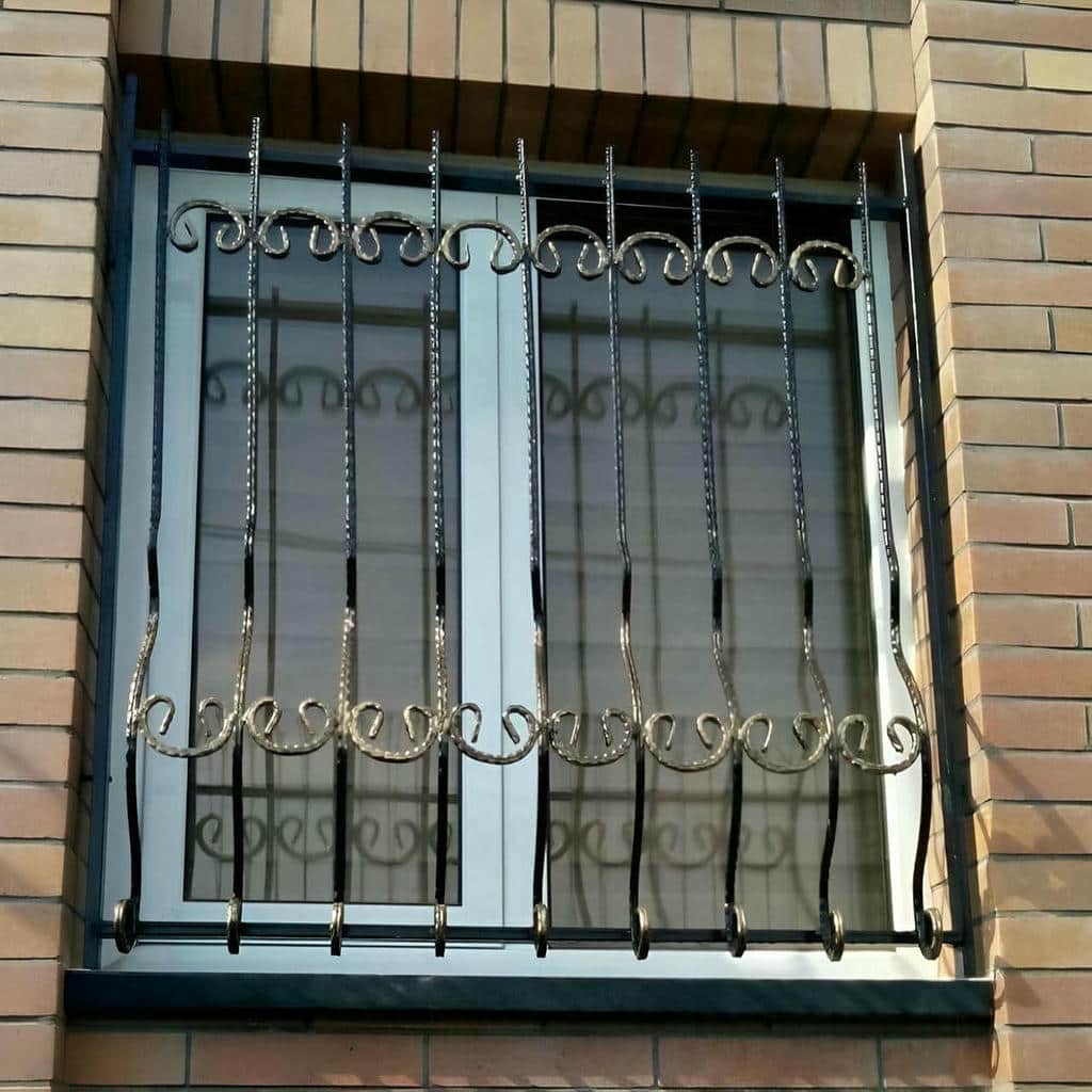 خرید حفاظ پنجره نرده لوکس ساده در فشم