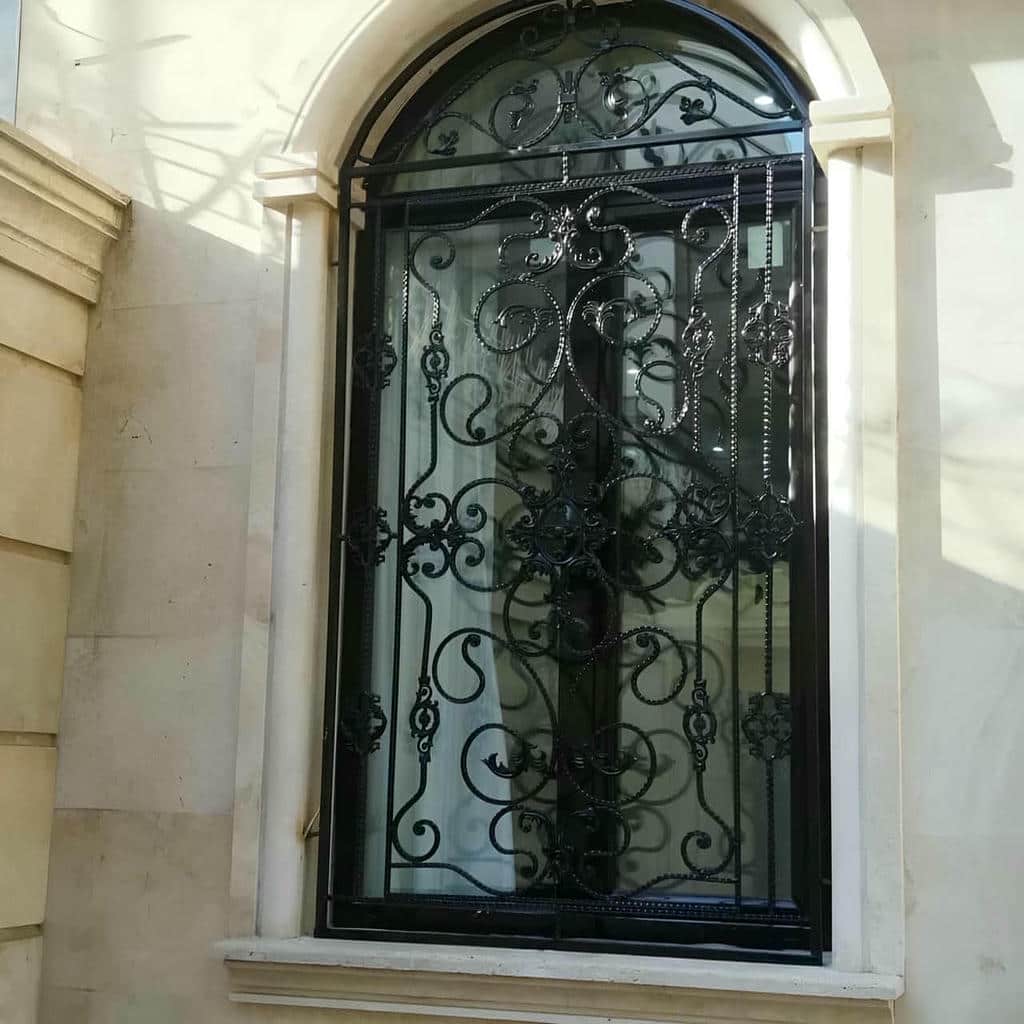 خرید حفاظ پنجره نرده لوکس ساده در کرج