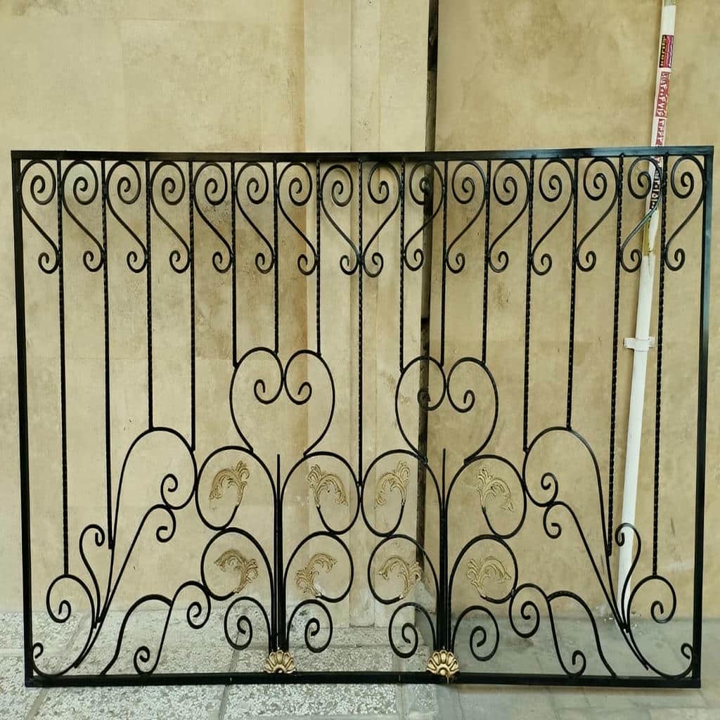 خرید حفاظ پنجره نرده لوکس ساده در سقز