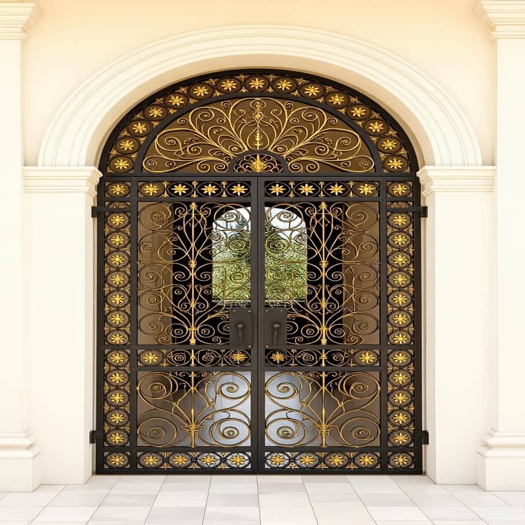 قیمت درب حیاط فرفورژه ویلایی در محمودآباد
