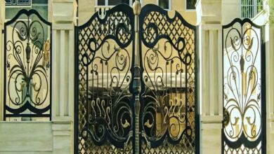 درب حیاط فرفورژه در استان گیلان
