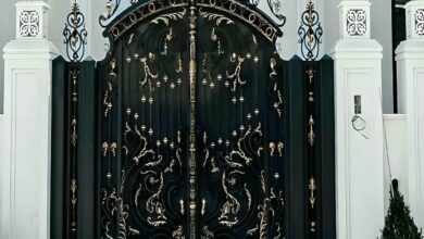 درب حیاط فرفورژه در پرند