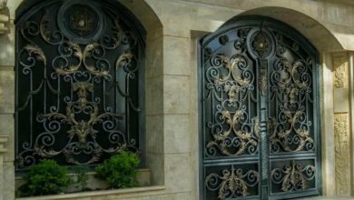 درب حیاط فرفورژه در نسیم شهر