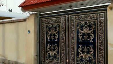 درب حیاط فرفورژه در بندرعباس