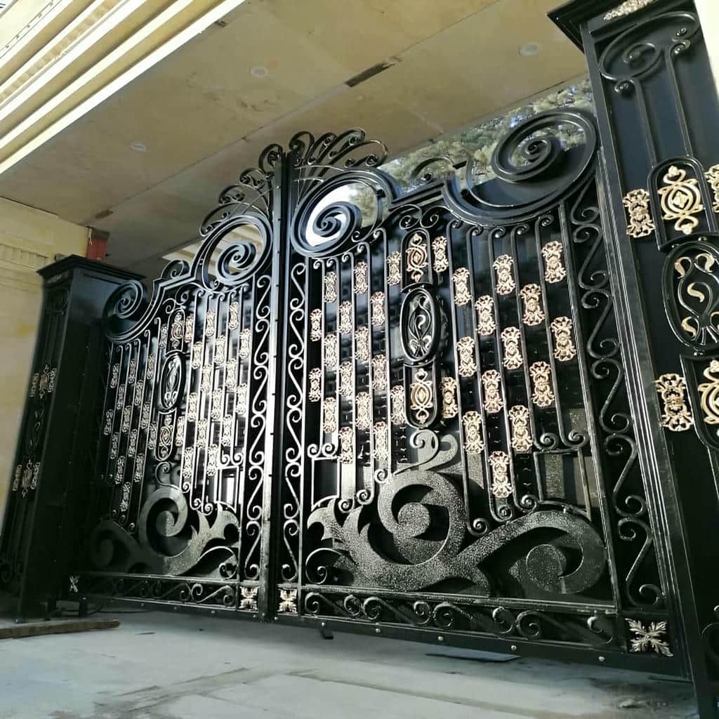 خرید درب حیاط فرفورژه مقاوم در استان خوزستان