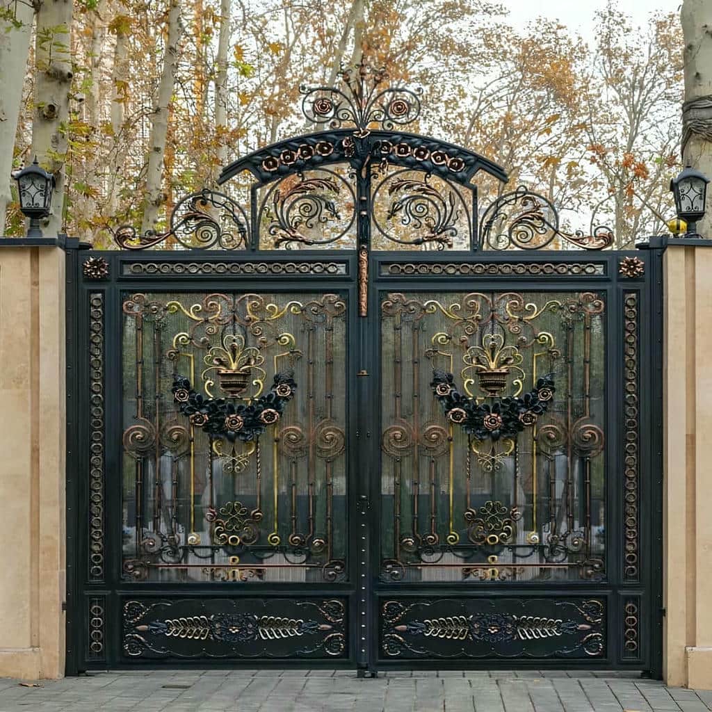 قیمت درب حیاط فرفورژه ویلایی در بجنورد