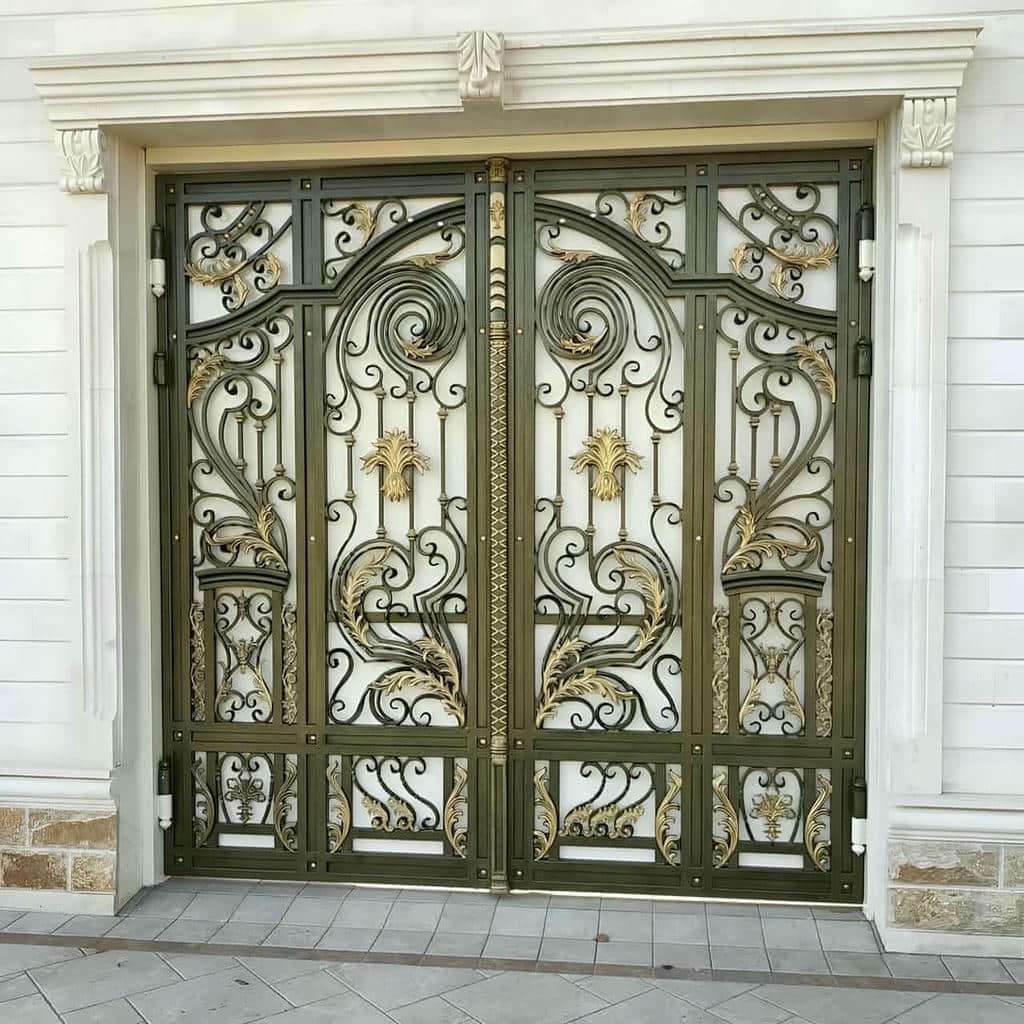 قیمت درب حیاط فرفورژه مدرن در ساری