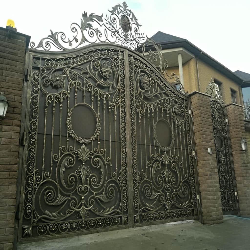 کارخانه درب حیاط فرفورژه رنگ مقاوم در کرمانشاه
