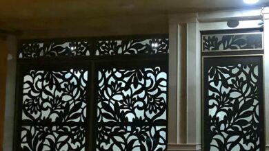 درب حیاط فرفورژه در فشم