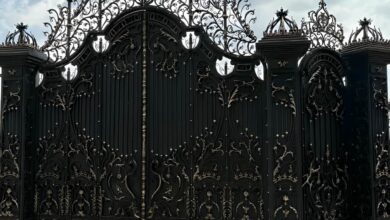 درب حیاط فرفورژه در بندر دیلم