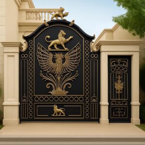 درب حیاط فرفورژه در مریوان